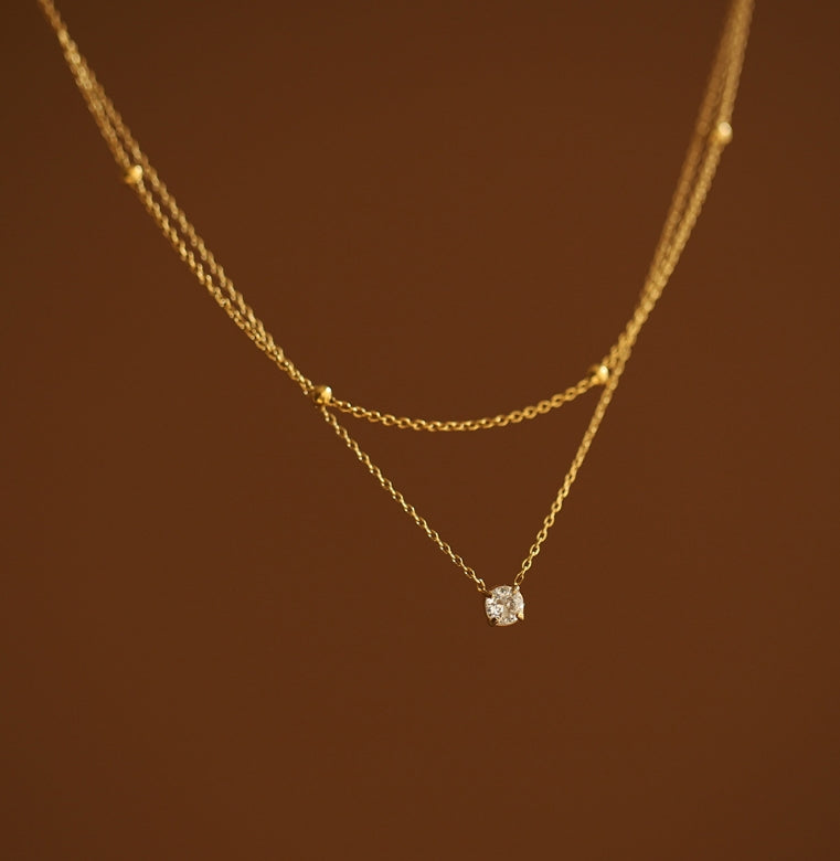 Tiny Treasure Neckpiece - 18 K Gold Plated