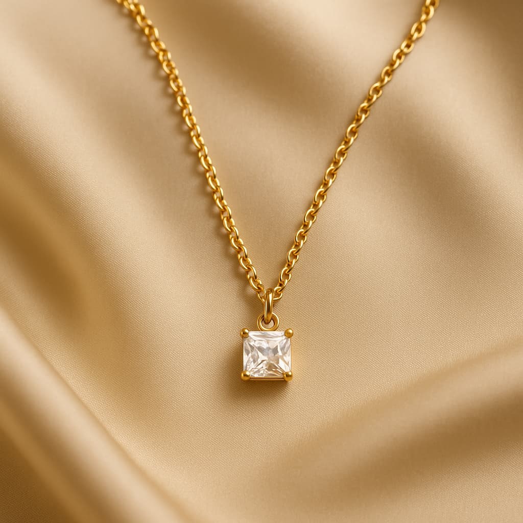 Zentara Neckpiece - 18 K Gold Plated