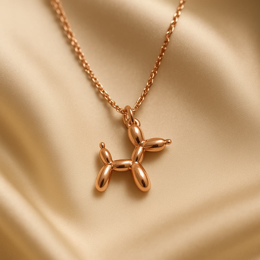 PuppyLove Neckpiece - 18 K Gold Plated