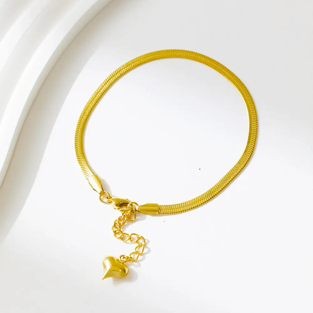 SleekStep Anklet - 18 K Gold Plated