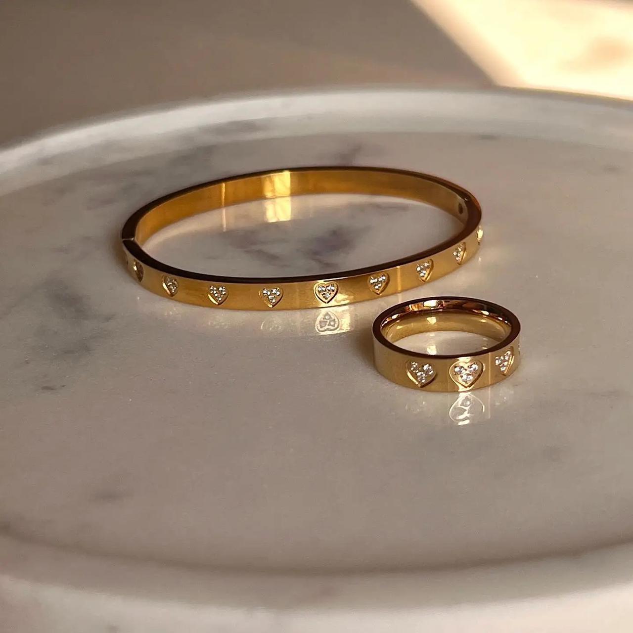 Soulmate’s Band Bracelet - 18 K Gold Plated