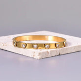 Sweetheart Charm Bracelet - 18 K Gold Plated