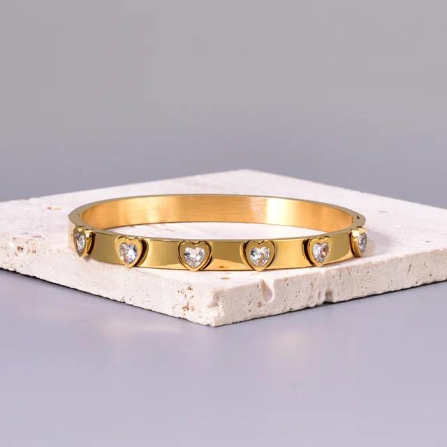 Sweetheart Charm Bracelet - 18 K Gold Plated