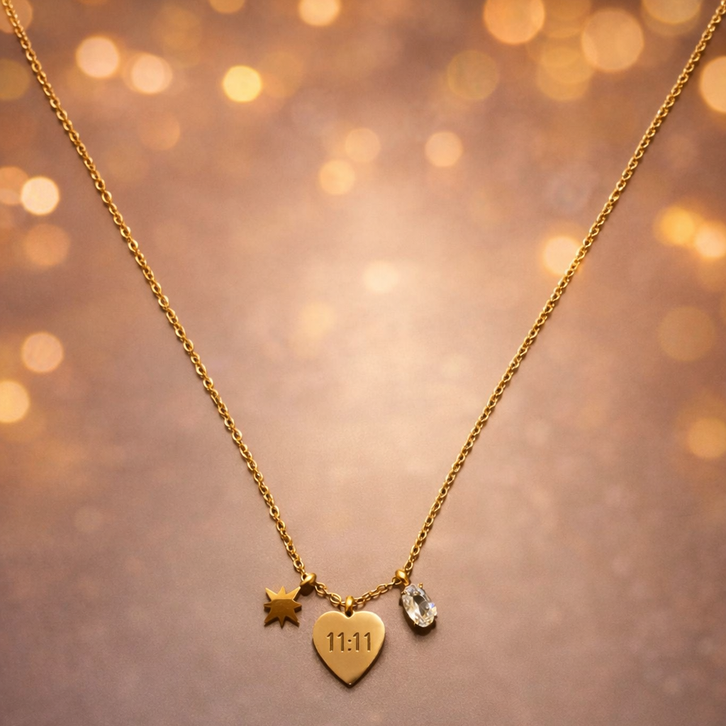 Make a Wish Neckpiece - 18 K Gold Plated