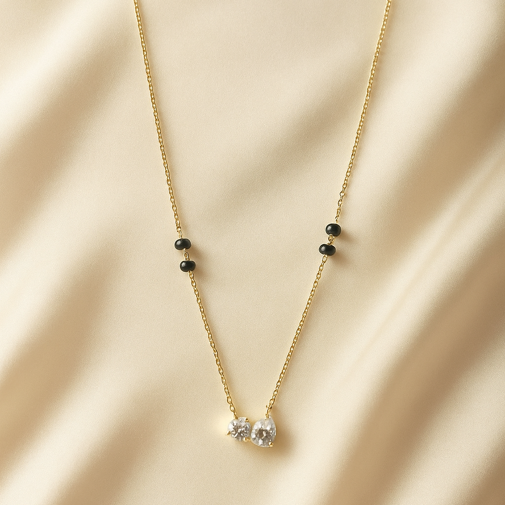 Vedika Mangalsutra - 18 K Gold Plated