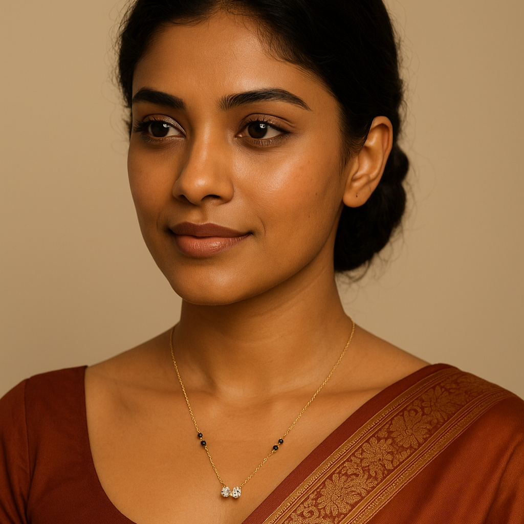 Vedika Mangalsutra - 18 K Gold Plated