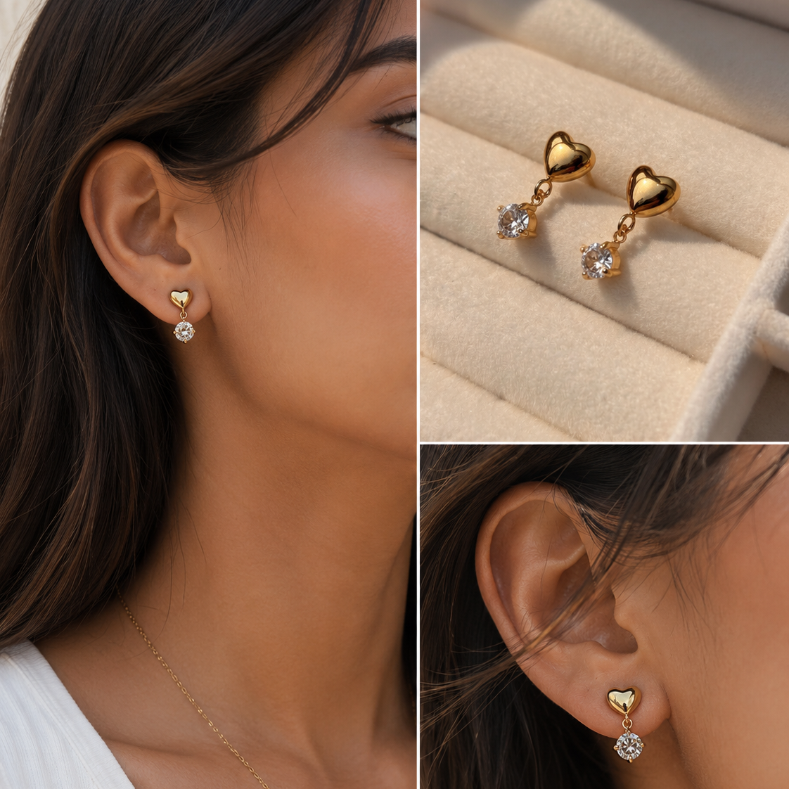 Cutie Pie Earring - 18 K Gold Plated