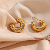 Ariana Earring - 18 K Gold Plated