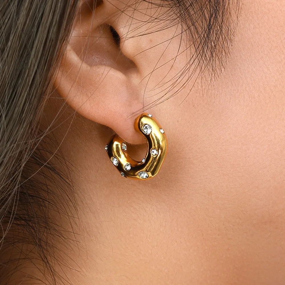 Ariana Earring - 18 K Gold Plated