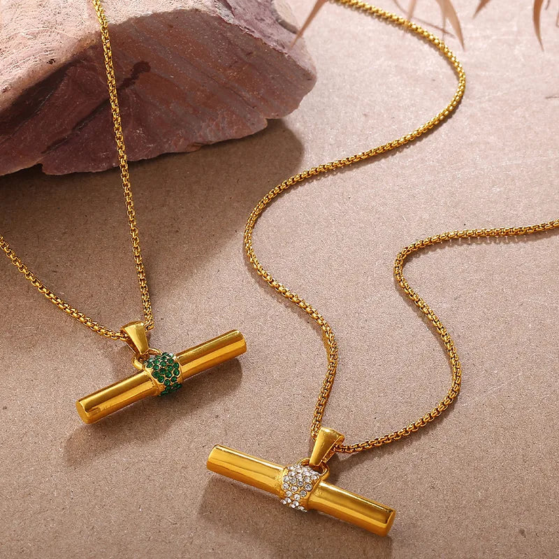 Pretty Girl Neckpiece- 18 K Gold Plated