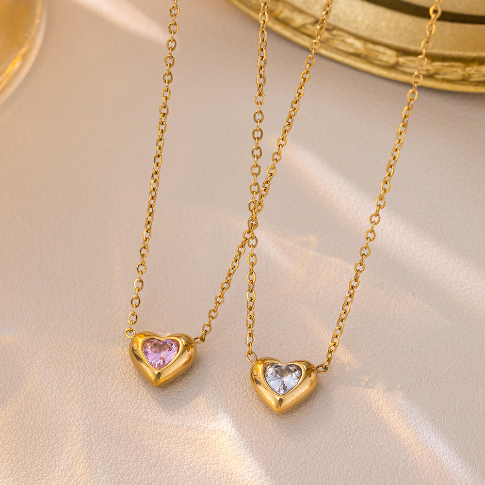 Viora Pendant Set- 18 K Gold Plated