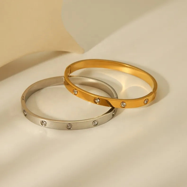 Bold Essence Bracelet - 18 K Gold Plated