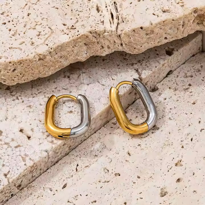 DuoChic Earring - 18 K Gold Plated