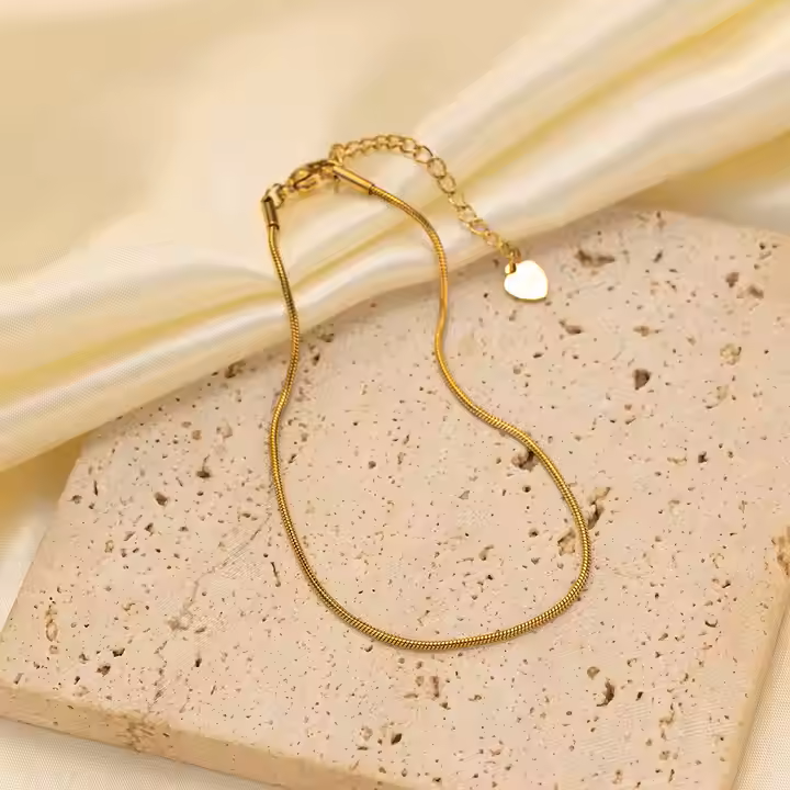 Vellora Anklet - 18 K Gold Plated