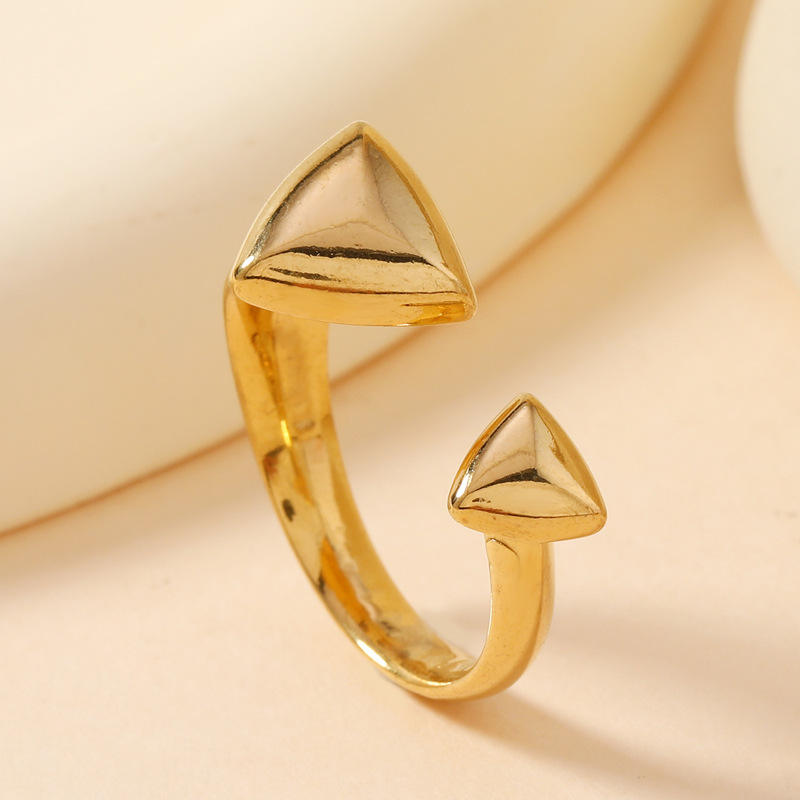 Edge Ring – 18K Gold Plated (Adjustable)