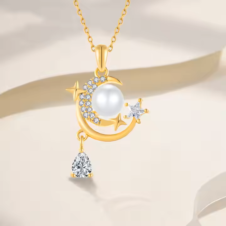 Cosmic Pendant - 18 K Gold Plated (Pendant without chain)