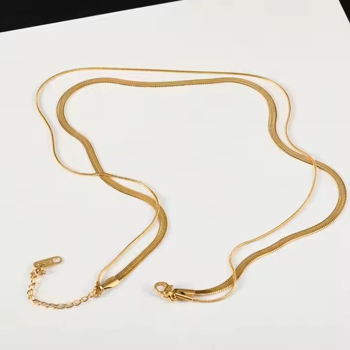 DuoFusion Chain - 18 K Gold Plated