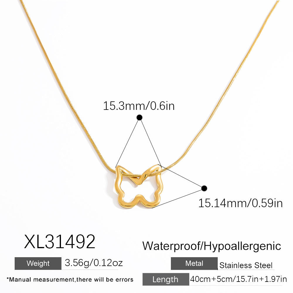 Frevia Pendant Set - 18 K Gold Plated