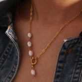 Searella Neckpiece - 18 K Gold Plated