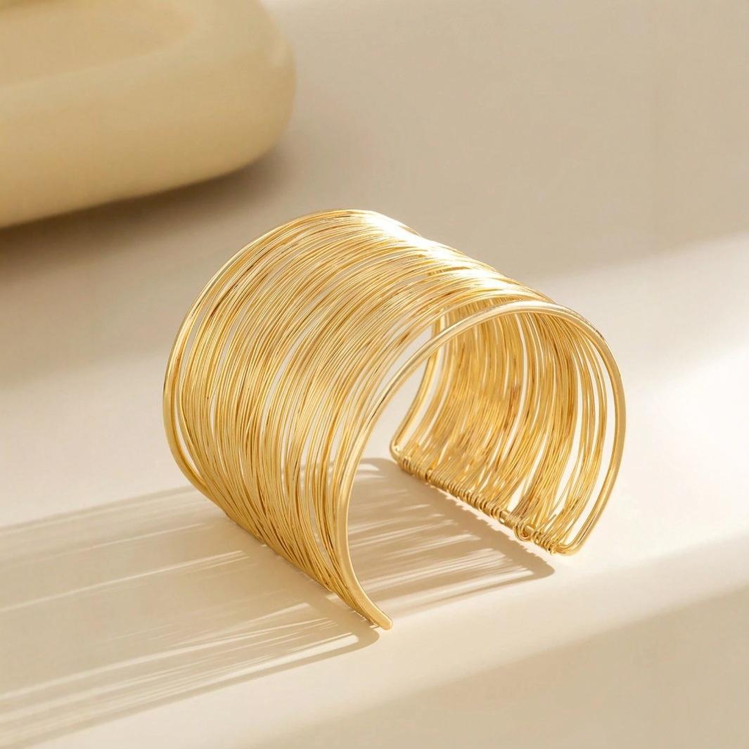 Chunky Bracelet - 18 K Gold Plated