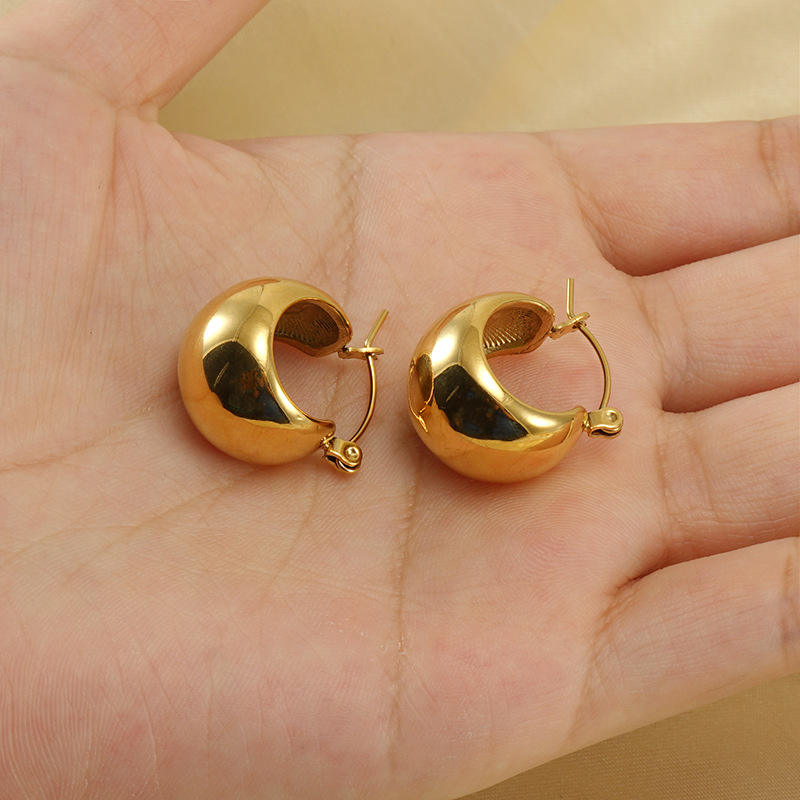 Everyday Hoops - 18 K Gold Plated