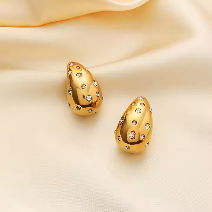 Zivia Earring - 18 K Gold Plated
