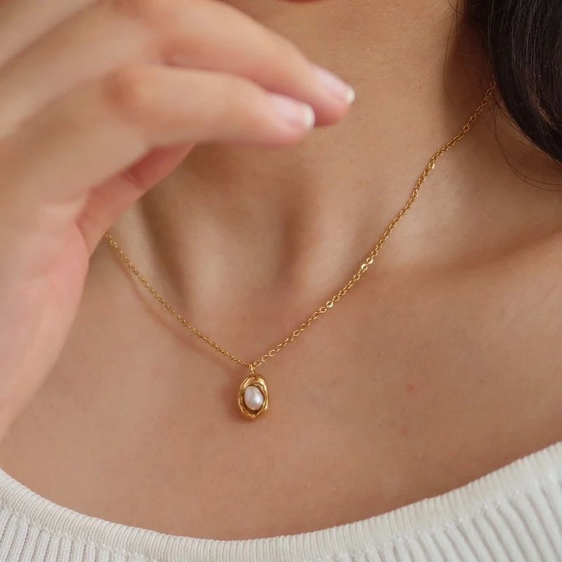 Maris Pendant Set - 18 K Gold Plated