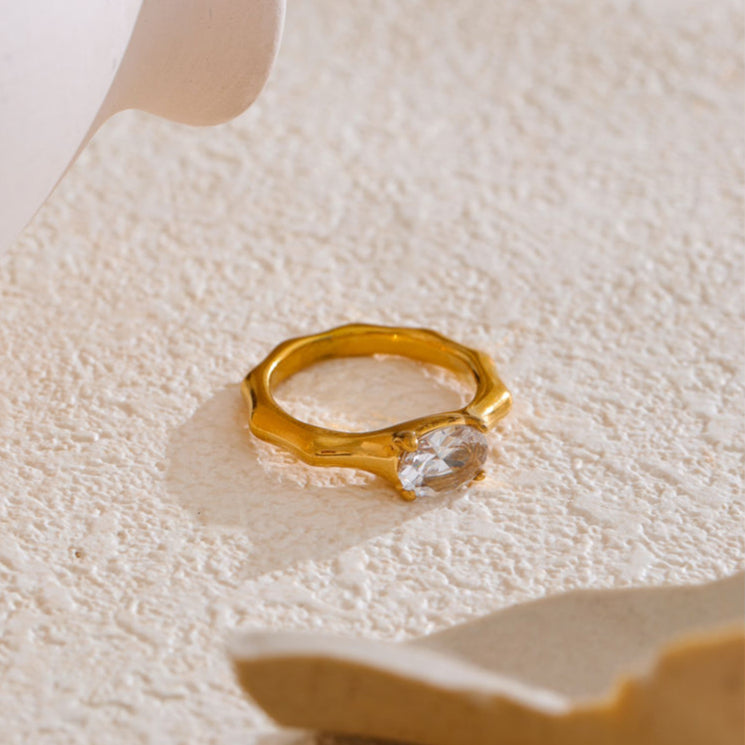 Regalia Ring - 18 K Gold Plated