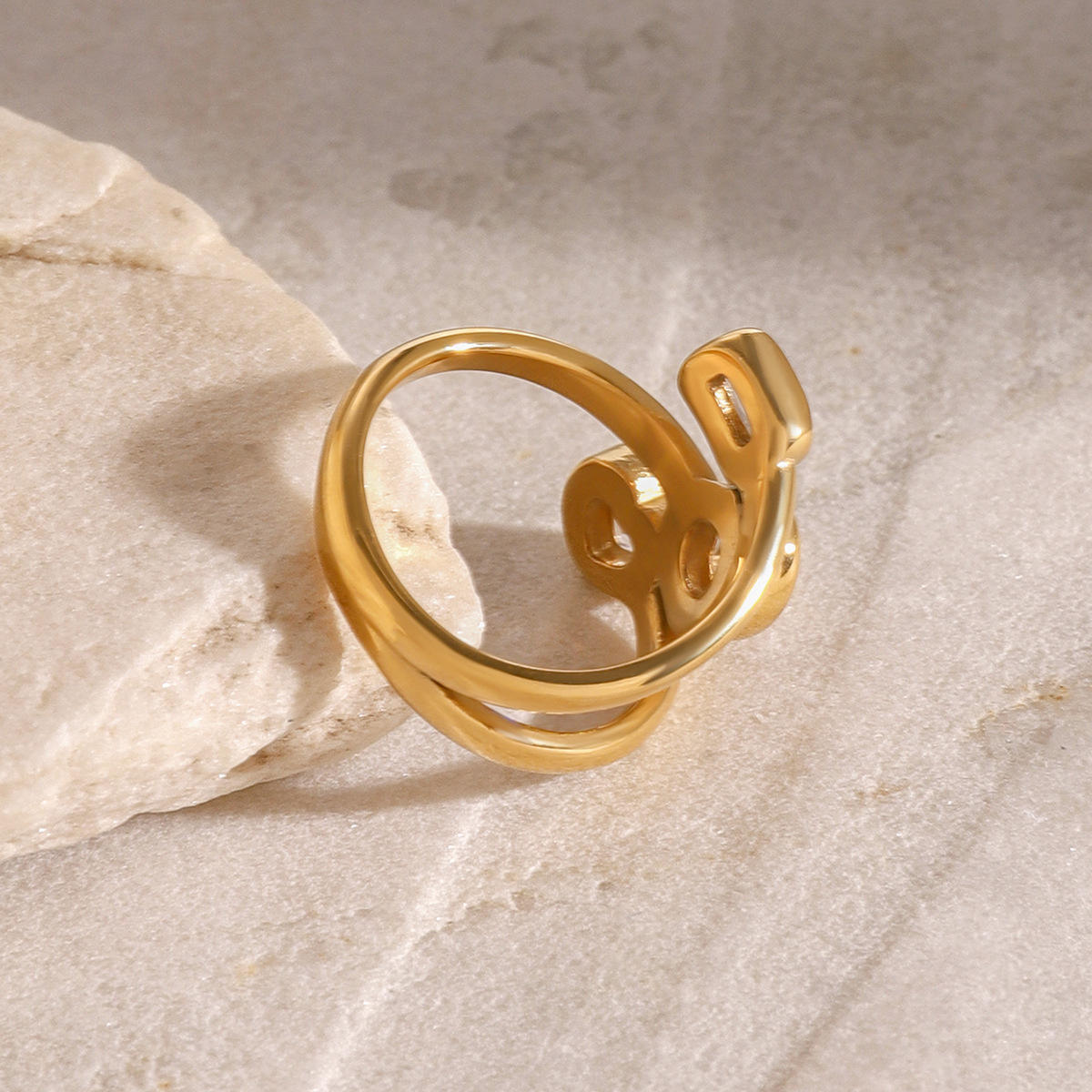 Trinity Ring - 18 K Gold Plated