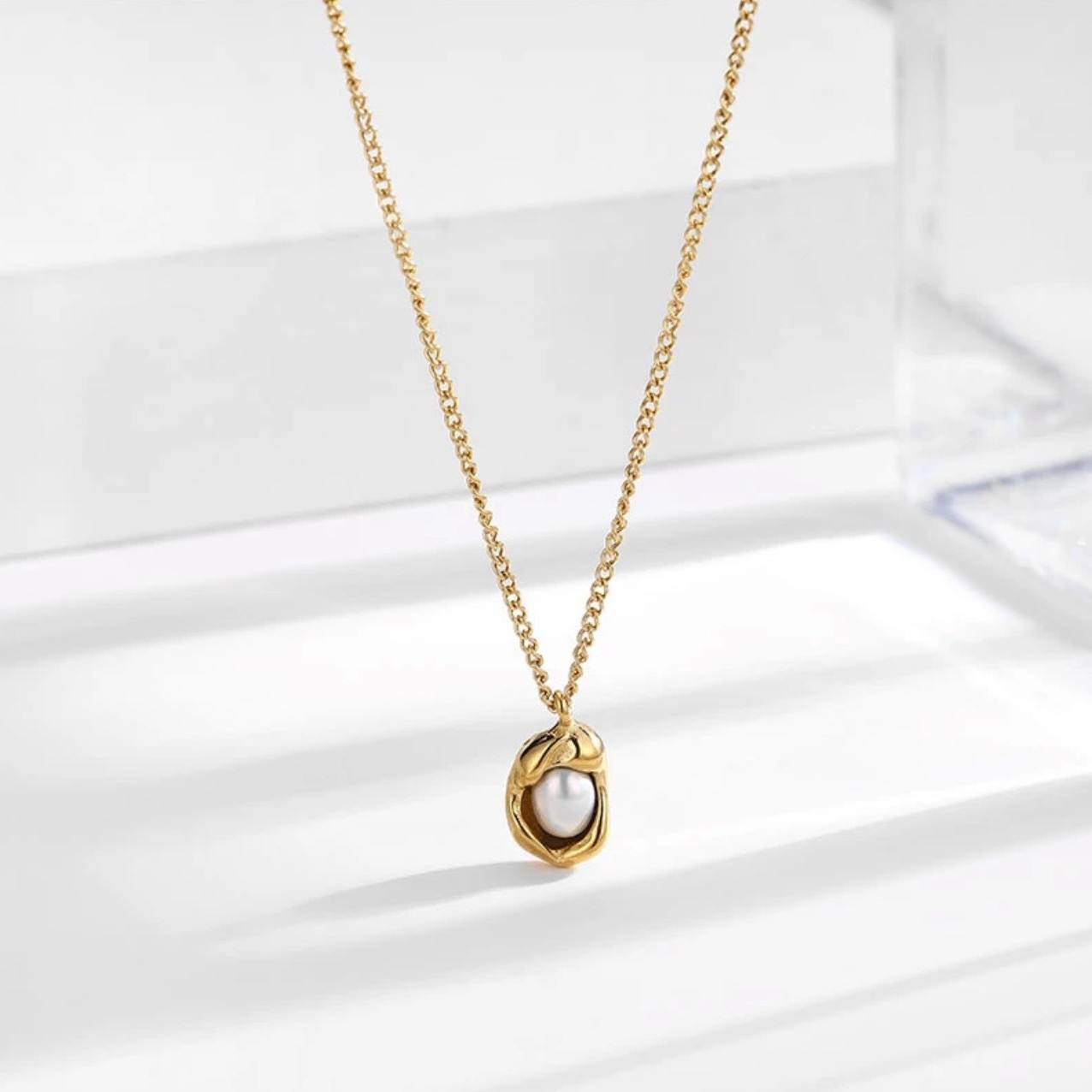 Maris Pendant Set - 18 K Gold Plated