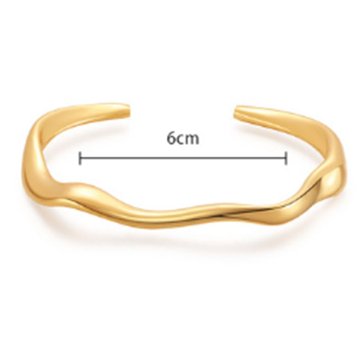 Free Spirit Bracelet - 18 K Gold Plated