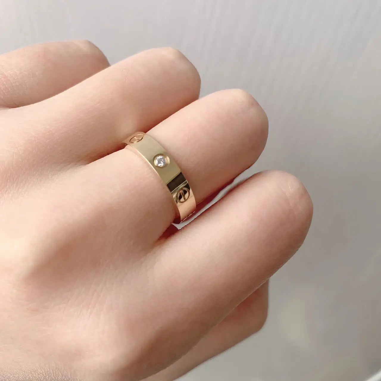 Cartier Love Ring - 18 K Gold Plated