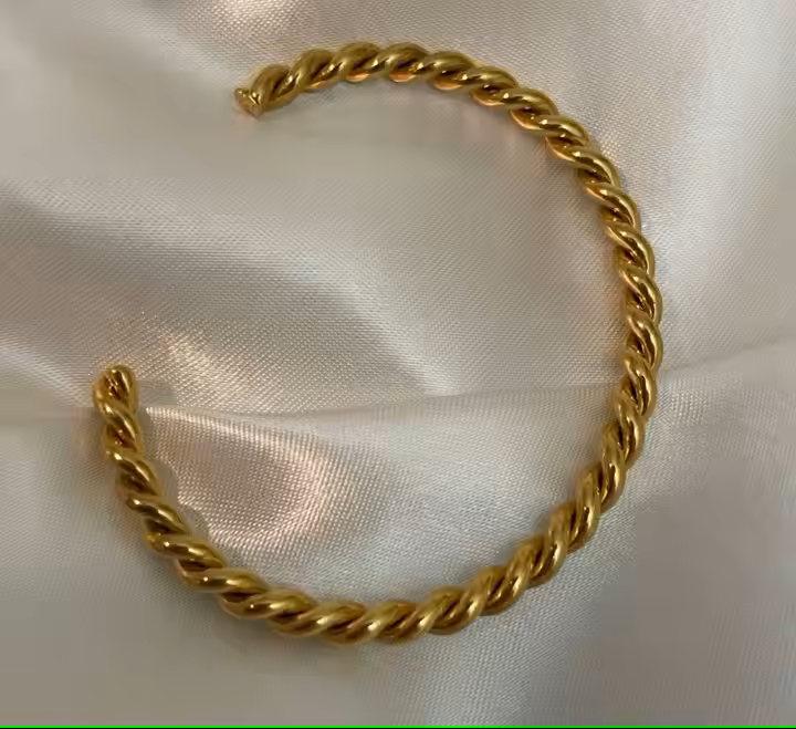 CuddleCuff Bracelet- 18 K Gold Plated