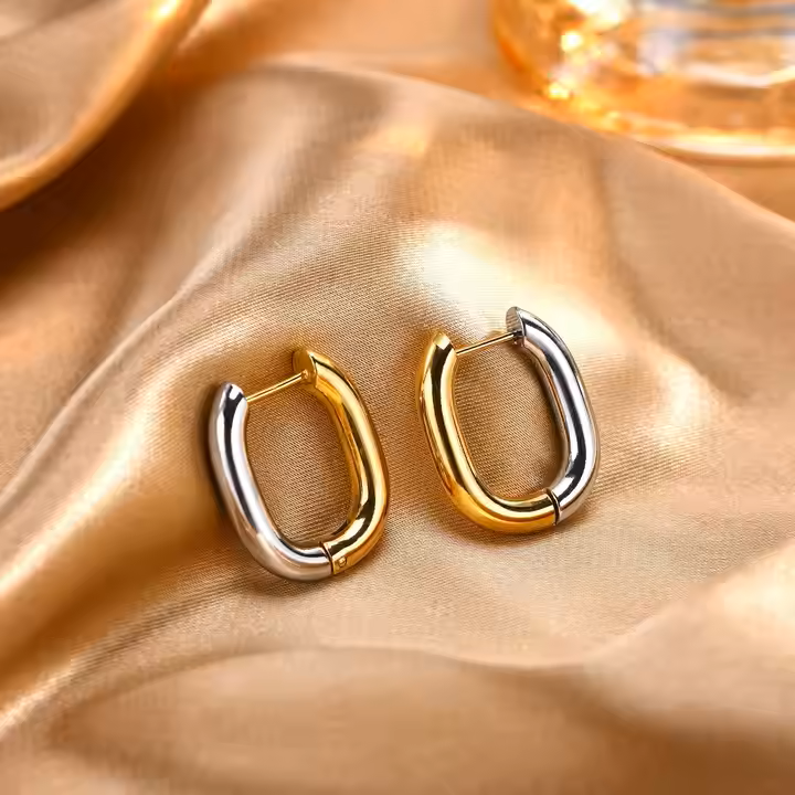 DuoChic Earring - 18 K Gold Plated