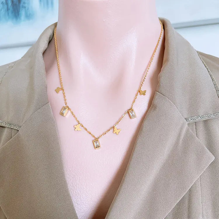 Belya Neckpiece - 18 K Gold Plated
