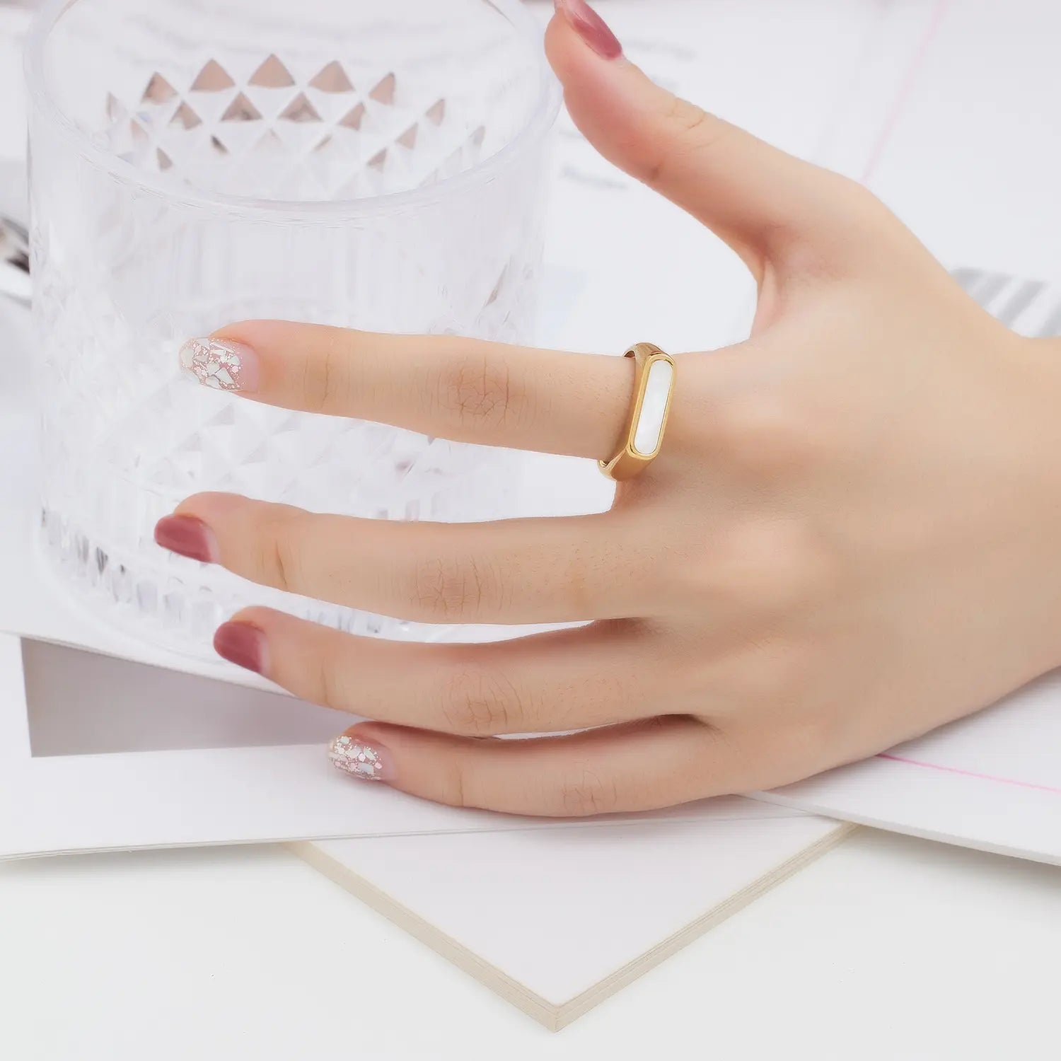 Seashell Ring - 18 K Gold Plated