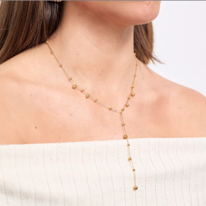 Nayra Neckpiece - 18 K Gold Plated