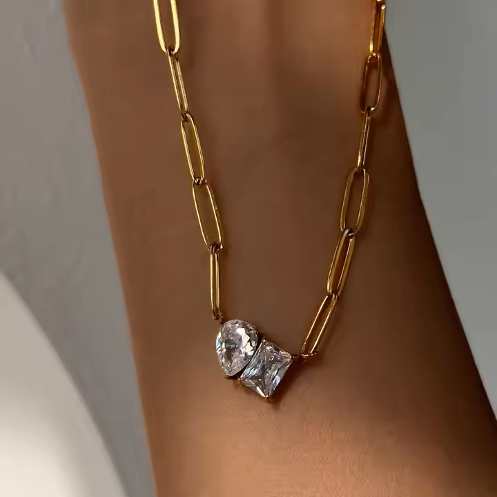 Avyra Neckpiece - 18 K Gold Plated