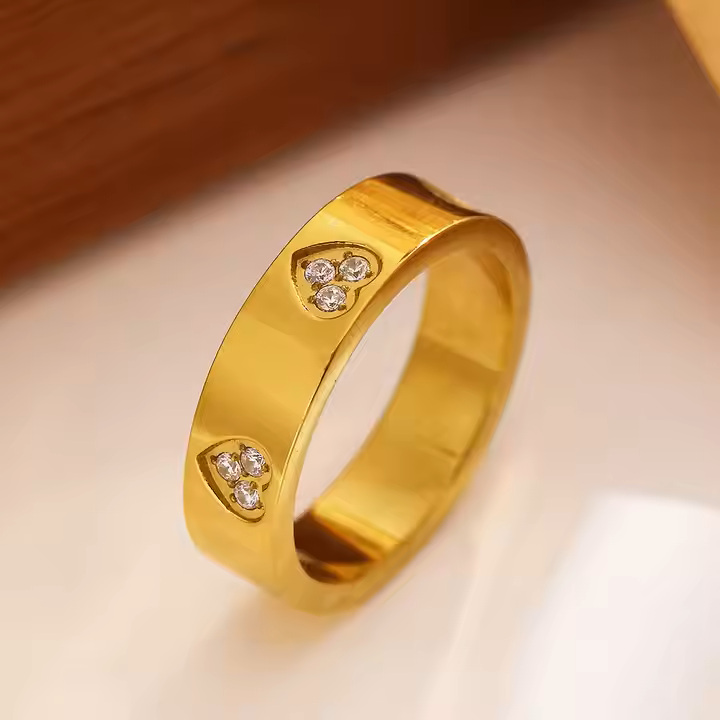 Adore Me Ring - 18 K Gold Plated