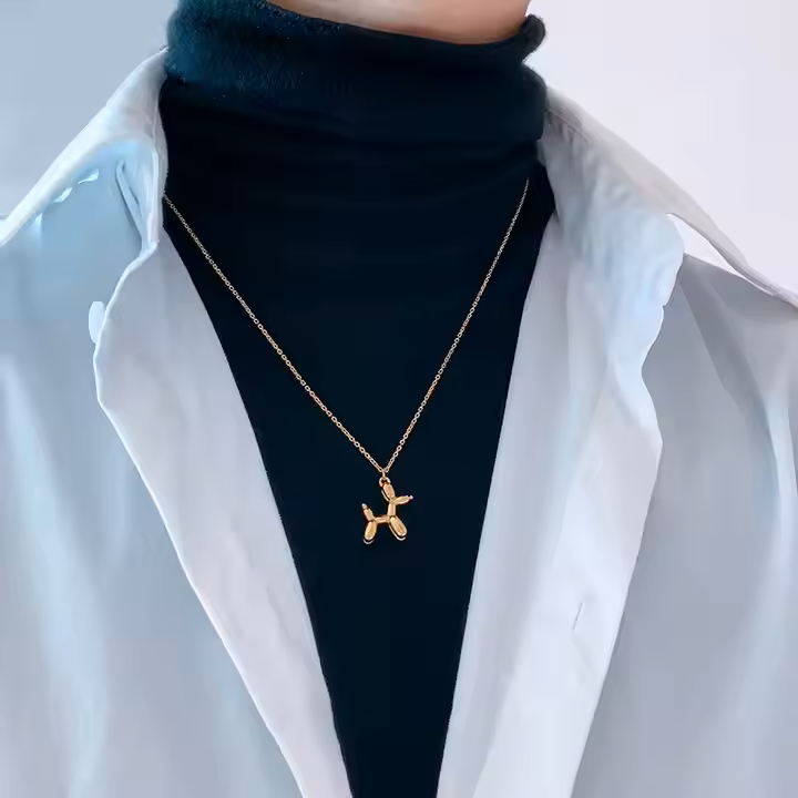 PuppyLove Neckpiece - 18 K Gold Plated