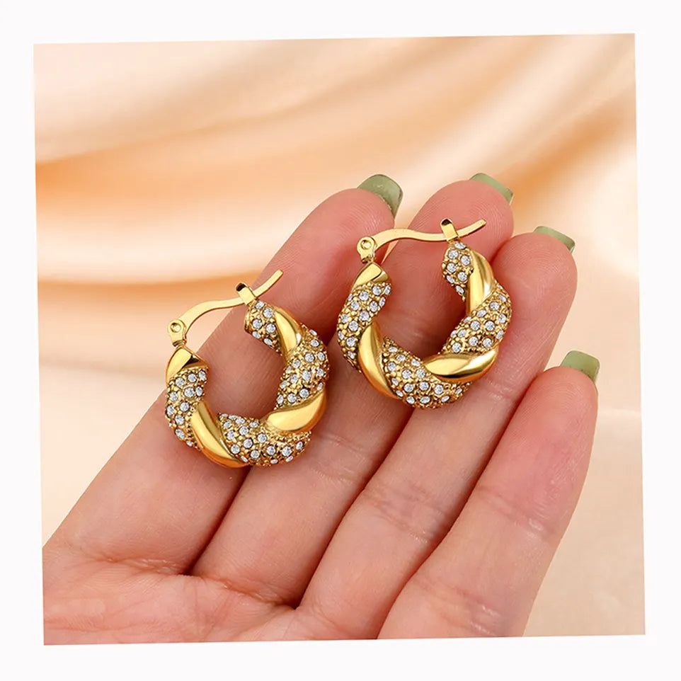 Stoneva - 18 K Gold Plated