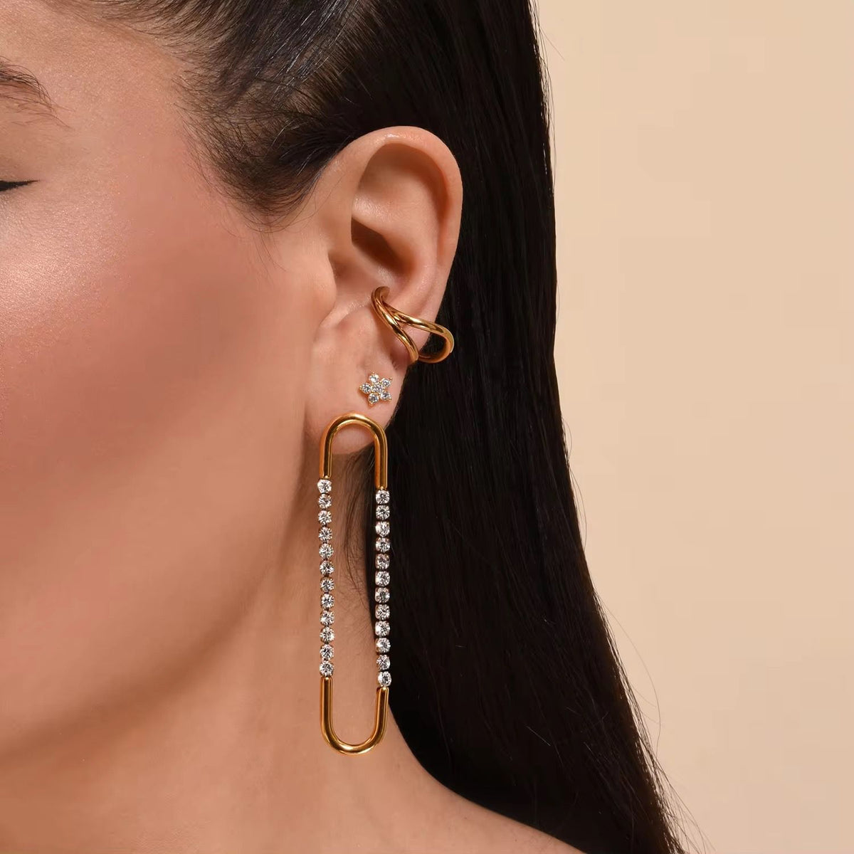 Swingify Earring - 18 K Gold Plated