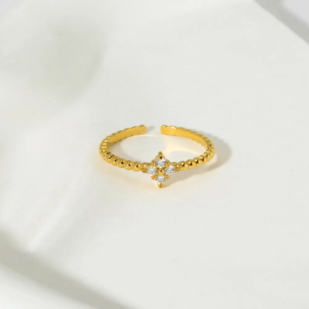 Eternal Grace Ring - 18 K Gold Plated (Adujstable)