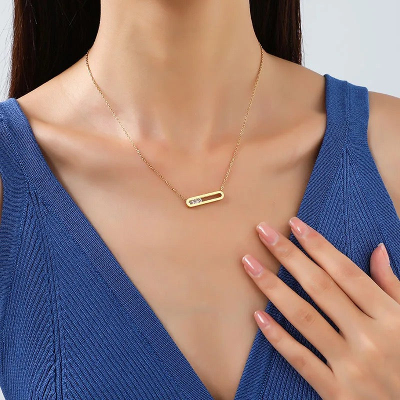 Golden Dew Pendant - 18 K Gold Plated