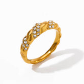 Eden Grace Ring - 18 K Gold Plated