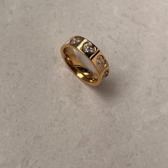 Adore Me Ring - 18 K Gold Plated