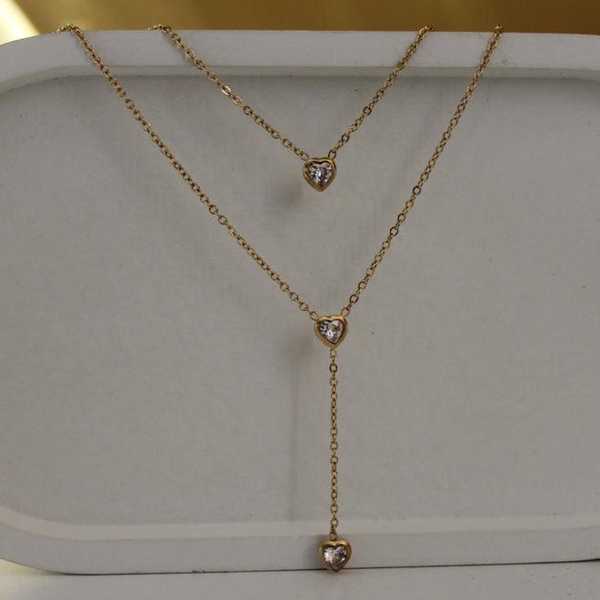 Bare Love Neckpiece- 18 K Gold Plated