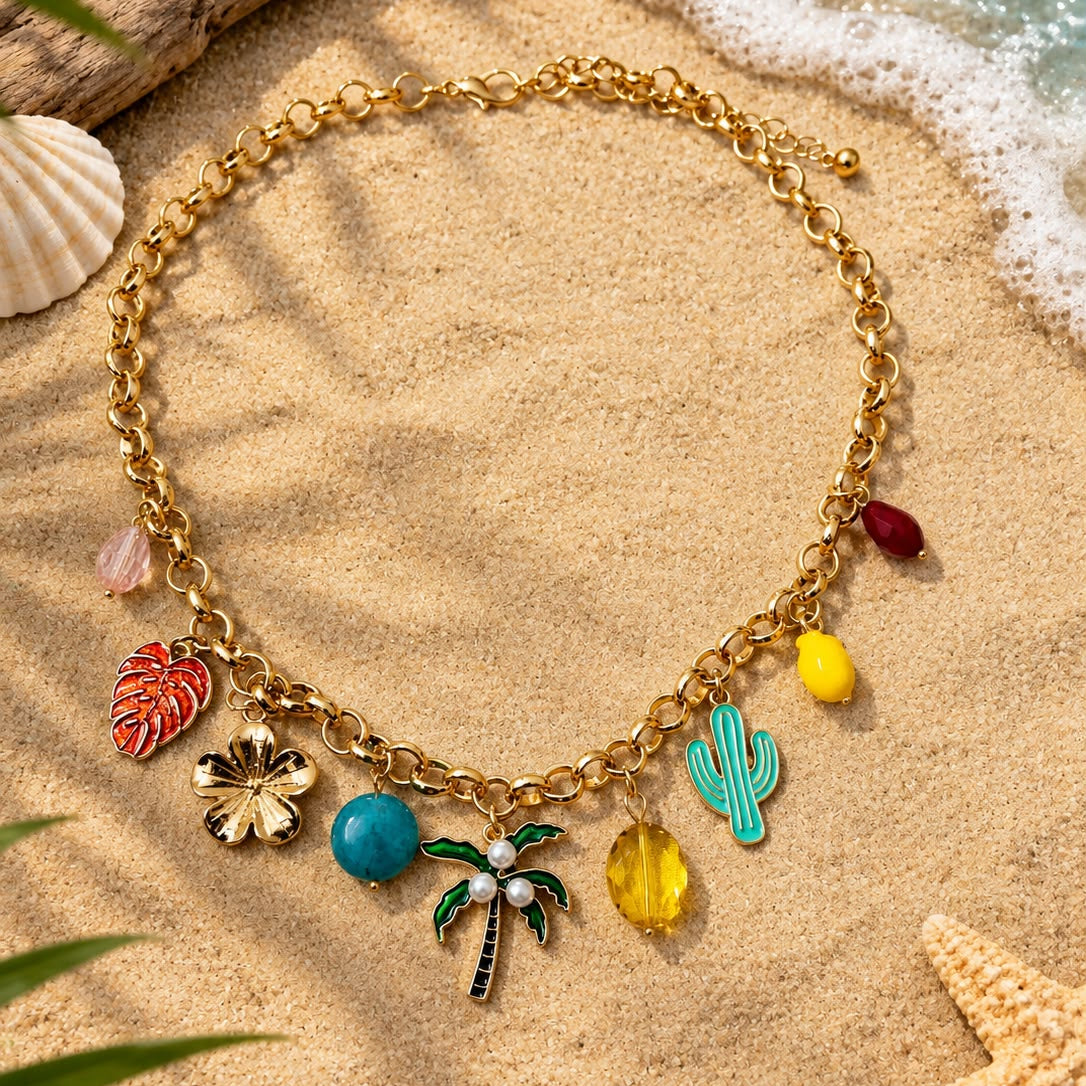 Sea You Soon Neckpiece – 18K Gold Plated