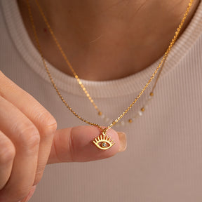 Angel Guard Neckpiece - 18 K Gold Plated