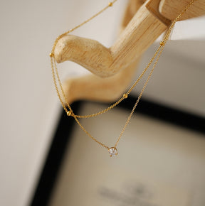Tiny Treasure Neckpiece - 18 K Gold Plated